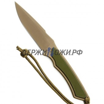 Нож Phrike FDE Blade, Green G-10, Coyote Tan Sheath Spartan Blades SB/17DEGRNLTNR